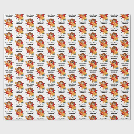 De wereld van Ryan Cadeaupapier (Vlak)