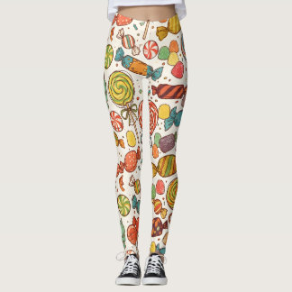 De wereld van snoep. leggings