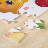De wereld van snoep legpuzzel (Zijkant)
