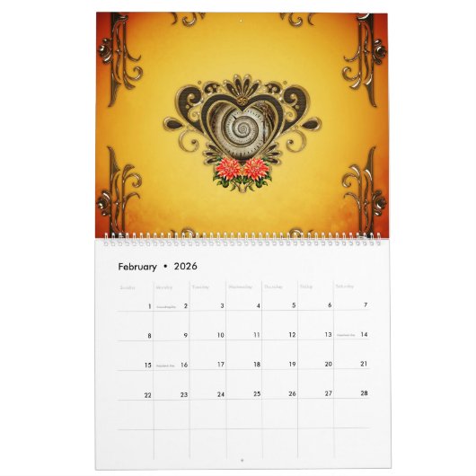De wereld van steampunk kalender (Feb 2026)