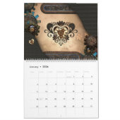 De wereld van steampunk kalender (Jan 2026)