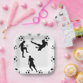 De Wereld van Voetbal Papieren Bord (Feest)