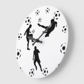 De Wereld van Voetbal Wandklok (Hoek)