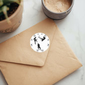 De Wereld van Voetbalsticker Ronde Sticker
