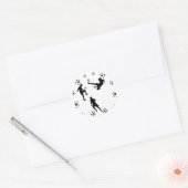 De Wereld van Voetbalsticker Ronde Sticker (Envelop)