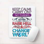 De wereld veranderen muismat (Met muis)