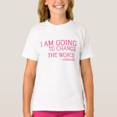 De wereld veranderen t-shirt (Voorkant)