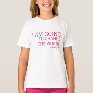 De wereld veranderen t-shirt