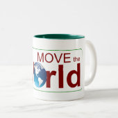De wereld verplaatsen - Mok (Voorkant rechts)