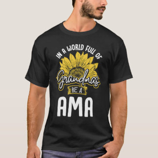 De wereld vol met oma's is een Ama Gif T-shirt