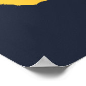 De wereld volgens de middeleeuwen poster (Hoek)