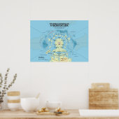 De wereld Volgens een Facebook-gebruiker Poster (Keuken)