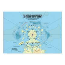 De wereld Volgens een Facebook-gebruiker