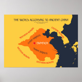 De wereld volgens het oude China Poster