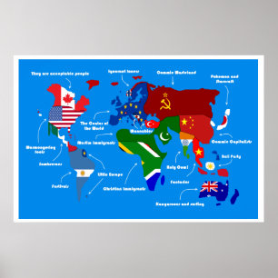 De wereld volgens het poster van de europeanen