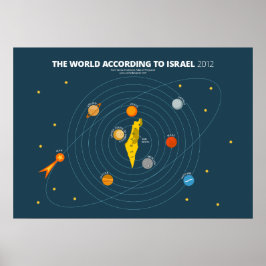De wereld volgens Israël Poster