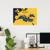 De wereld volgens oude Grieken Poster (Thuiskantoor)