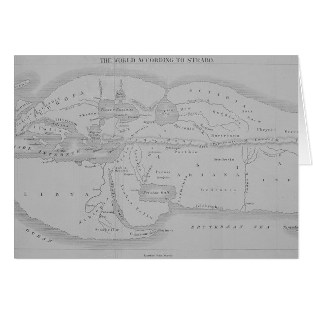 De wereld volgens Strabo (Voorkant Horizontaal)
