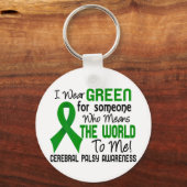 De wereld voor mij 2 Cerebrale Palsy Sleutelhanger (Voorkant)