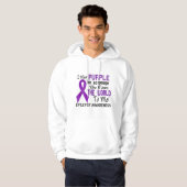 De wereld voor mij 2 epilepsie hoodie (Voorkant volledig)