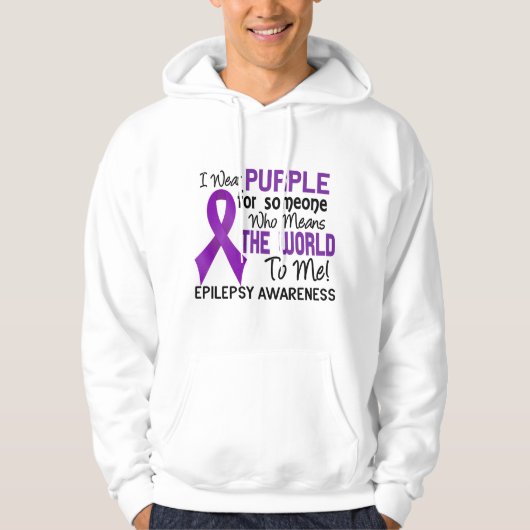 De wereld voor mij 2 epilepsie hoodie (Voorkant)