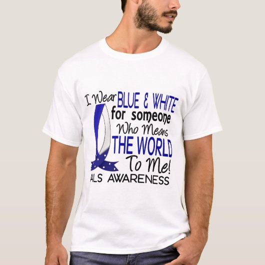 De wereld voor mij ALS T-shirt (Voorkant)