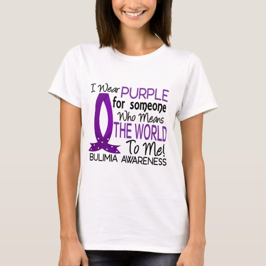 De wereld voor mij Bulimia T-shirt (Voorkant)