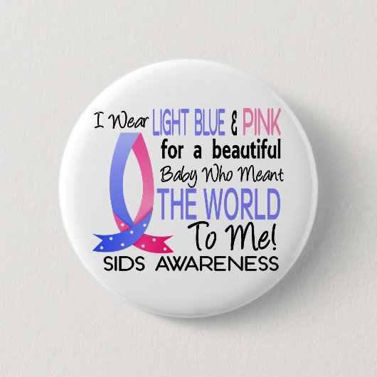 De wereld voor mij neigen ronde button 5,7 cm (Voorkant)