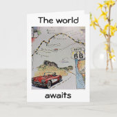 DE "WERELD WACHT" FELICITATIES KAART (Gele Bloem)