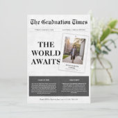 De wereld wacht op de foto van het Afstuderen van  Kaart (Staand voorkant)