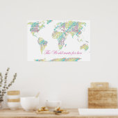 De wereld wacht op haar - poster (Keuken)