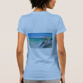 De wereld wordt veranderd door je voorbeeld ... t-shirt (Achterkant)