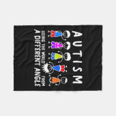 De wereld zien vanuit een andere hoek fleece deken (Voorkant (Horizontaal))