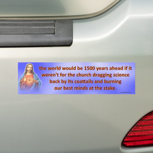De wereld zou... bumpersticker (Op auto)
