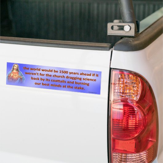 De wereld zou... bumpersticker (Op Truck)