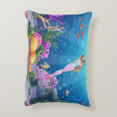 De wereldberoemde pop zeemeermin accent kussen (Achterkant (Verticaal))