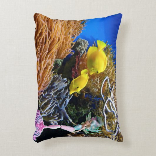 De wereldberoemde pop zeemeermin accent kussen (Voorkant(Verticaal))