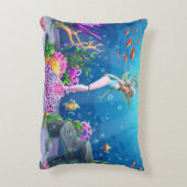 De wereldberoemde pop zeemeermin accent kussen (Achterkant (Verticaal))