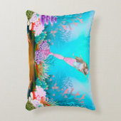 De wereldberoemde pop zeemeermin accent kussen (Voorkant(Verticaal))