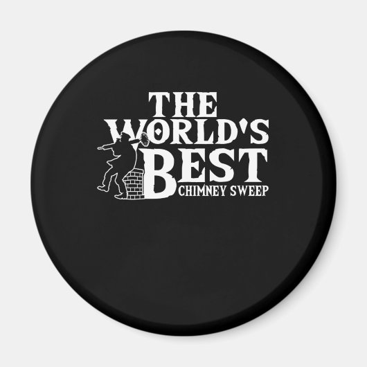 De werelden Best Chimney Sweep Sweep Sweep Gif Magneet (Voorkant)