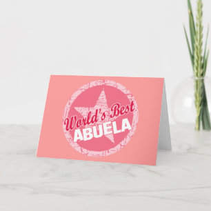 De werelden Beste Abuela Kaart