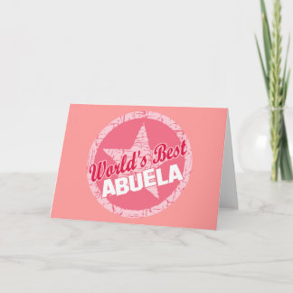 De werelden Beste Abuela Kaart