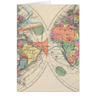 De wereldkaart Atlas met stromingen en handelswind