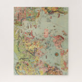 De Wereldkaart in één oogopslag - World Air Routes Legpuzzel (Verticaal)