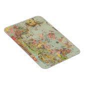 De Wereldkaart in één oogopslag - World Air Routes Magneet (Rechterzijde)