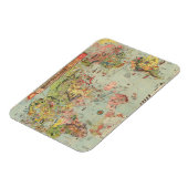 De Wereldkaart in één oogopslag - World Air Routes Magneet (Linkerzijde)