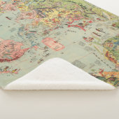 De Wereldkaart in één oogopslag - World Air Routes Sherpa Deken (3/4)