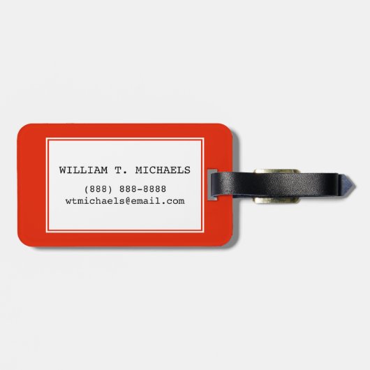 De Wereldkaart met hun vlag Bagagelabel (Achterkant horizontaal)