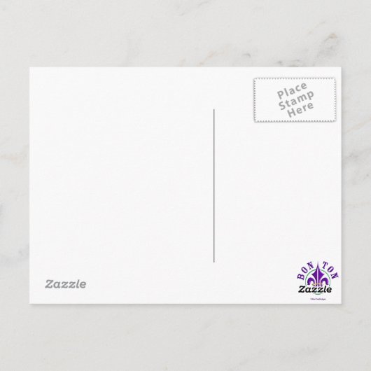 de Wereldkaart van de 17de Eeuw Briefkaart (Achterkant)