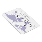 De Wereldkaart van de Lavender Reizen Wedstrijd sp Magneet (Rechterzijde)